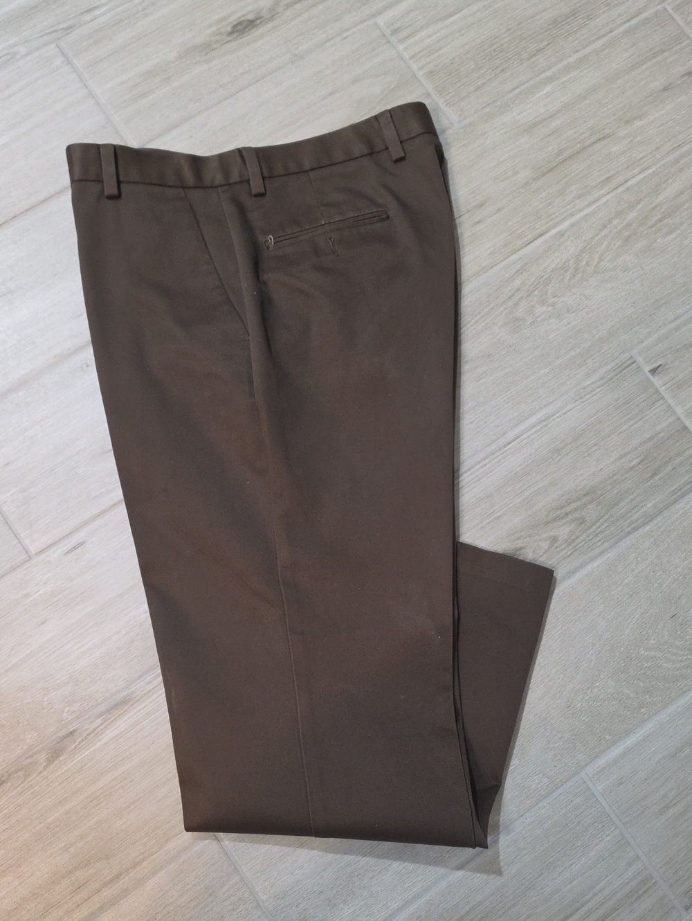 Dockers Men's Dark Brown Dress Pants - Clean Straight Leg